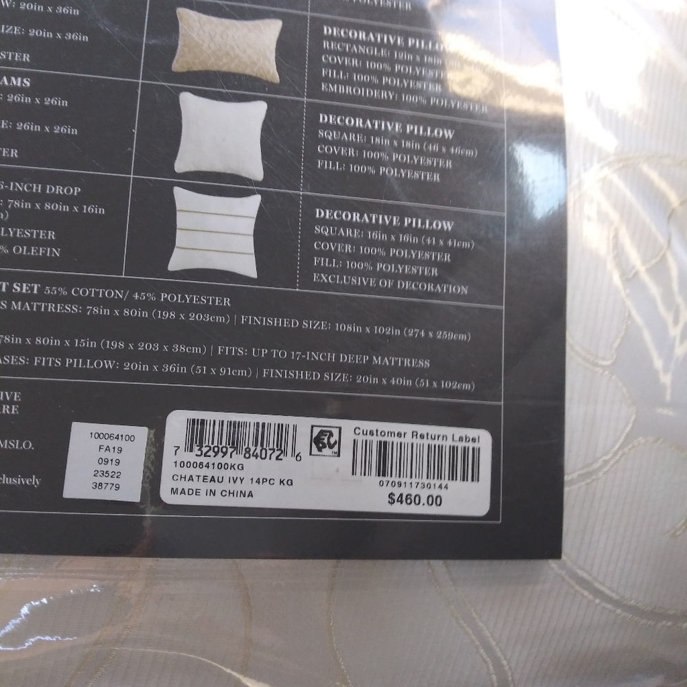 Martha Stewart 14 piece comforter set